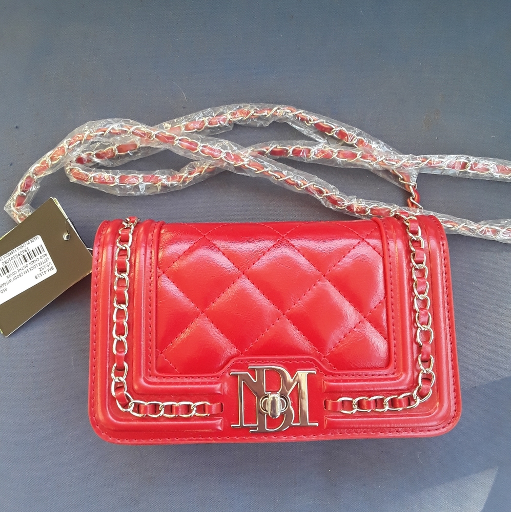 Badgley Mischka Red Crossbody